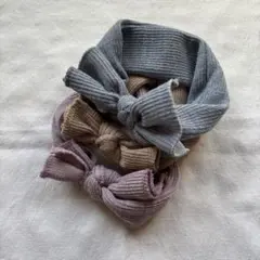 ベビー　リボン　ヘアバンド　3個セット