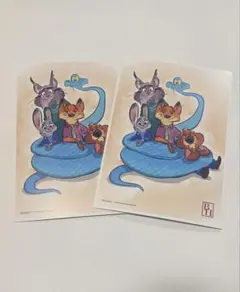 ズートピア2 入場特典 第6弾 プレミアムアートボード 2枚