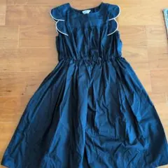 CHOPIN 紺色 ノースリーブワンピース 130cm