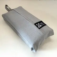 ハンドメイド■ソフトパック■ティッシュカバー■シンプル■無地■グレー