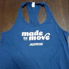 JAZZERCISE タンクトップ ネイビーＳ