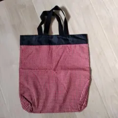 手提げ　かばん　レッド