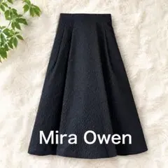 Mila Owen ミラオーウェン フレアスカート ブラック size0 美品のサムネイル