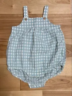 ZARA ベビー ロンパース ギンガムチェック 74cmのサムネイル