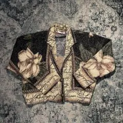 90s 短丈ゴブランジャケット USA ユニセックス