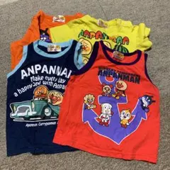 アンパンマン　カットソー　半袖　タンクトップ　4セット枚