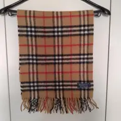 BURBERRY 定番バーバリーチェック カシミヤ100%マフラー