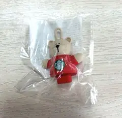 スターバックス　ドリンクキャップ　ベアリスタ　初代　赤　おまけ付き