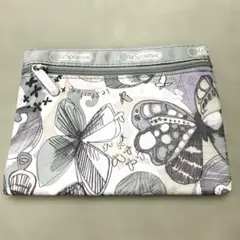 LeSportsac 蝶 プリント ポーチ バタフライ