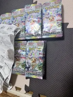 ポケモンカードゲーム テラスタルフェスex 60パック 統一パックの6箱分
