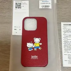 familiar HELLO KITTY iPhone14Proケース レッドのサムネイル