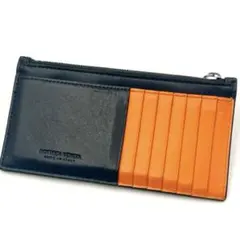 BOTTEGA VENETA カセットフラグメントケース オレンジ/ブラック