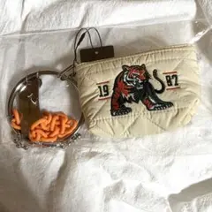 ストレンジャーシングス ニコアンド リングポーチチャーム アイボリー