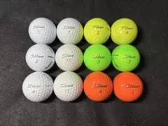 Titleist ホワイト、カラー混合ロストボール12個セットのサムネイル