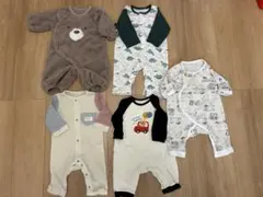 ベビー服 ロンパース 5点セット70センチ