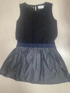 doll up oops花柄レース チュニック ノースリーブ ブラックリボン付きのサムネイル