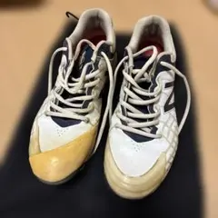 New Balance スパイクシューズ ホワイト/ネイビー