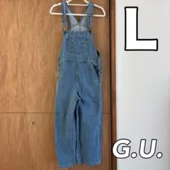 Ｌ　ジーユー デニムオーバーオール