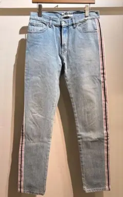 確実正規品 イタリア製 32 グッチ サイドライン デニム パンツ GUCCI