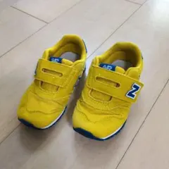 ニューバランス キッズ スニーカー IZ373 イエロー 15.0cm 洗い済み