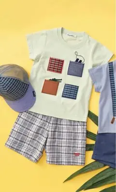 familiar Tシャツ 120サイズ ポケットデザイン
