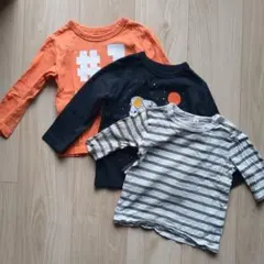 ル*ー様 ベビーギャップ　無印良品　長袖Tシャツ 3枚セット サイズ90