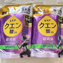 ⭐️新品⭐️レノア クエン酸in 超消臭 SPORTS 詰替　730ml 2個のサムネイル