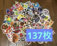 【137枚】ポップカルチャー ステッカーセット　スーツケース　パソコン　スケボー