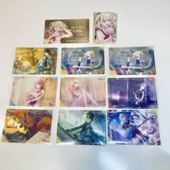 プロセカウエハースカード・缶バッジ 星乃一歌・天馬咲希・日野森志歩・望月穂波