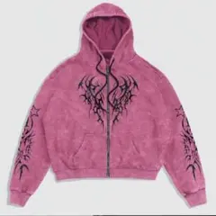 「人気商品‼️」Bless Ü antimid Akimbo ジップパーカーピンク