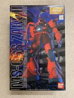 MG MS-06S ZAKU II 1/100 プラモデルのサムネイル