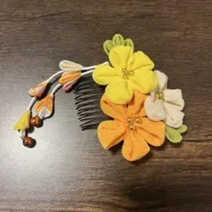 ちりめん つまみ細工 七五三 髪飾り