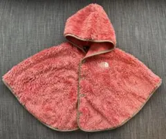 【美品・THE NORTH FACE】 フード付きポンチョ ピンク BM