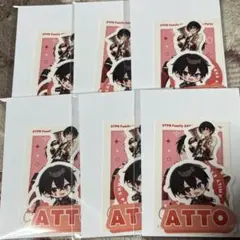 STPR EXPO すとふぁみ　くじ　あっとくん　ステッカー　6枚セット