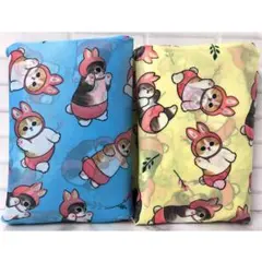 モフサンド うさぎ トートバッグ ２種セット 総柄デザイン ☆★