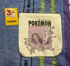 3COINS ポケモン ポーチ スリコ　ミュウミュウツー　ブイズ　サンダースなど