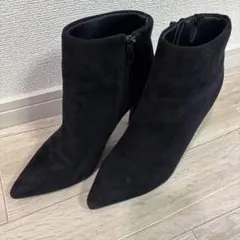 RANDA ポインテッドトゥヒールブーツ　ブラック　値下げ