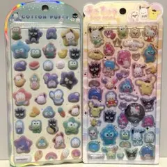 コットンパフィ サンリオ はぴだんぶい うるちゅるポップシール サンリオ