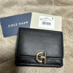新品未使用　COLE HAAN ESS TRIFOLD WALLET ブラック