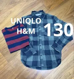 UNIQLO H&M 薄手長袖2枚セット