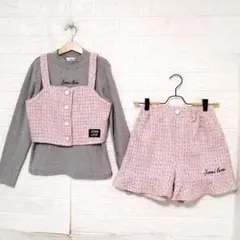 JENNI love　カットソー&ビスチェ&キュロットのセット　150