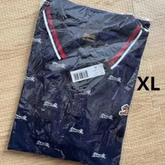 Le TIGRE ルティグレ 新品　総柄　ポロシャツ　ネイビー　XL ①のサムネイル