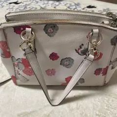 COACH 花柄ショルダーバッグ 中型