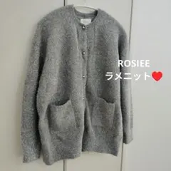 ♡美品 ROSIEE グレー ラメニットカーディガン♡のサムネイル