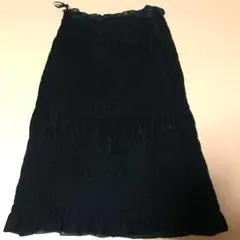 Yukitorii シャーリング スカート ブラック フレア フリル 黒のサムネイル