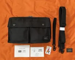 【美品】PORTER ポーター スモーキー ショルダーバッグ ブラックのサムネイル