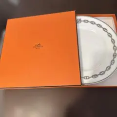 HERMES シェーヌダンクル プレート 皿 プラチナのサムネイル