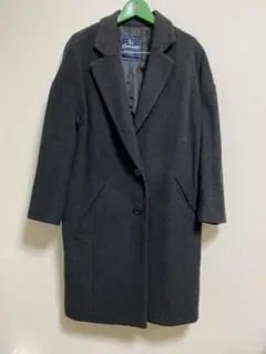 ジーナシス　チェスターコート グレー ロングコート