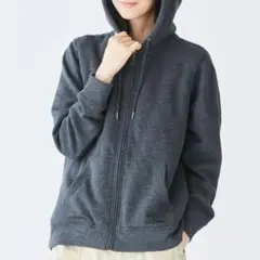 エルエルビーン レディース ジップアップ パーカー ボア フリース グレー