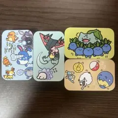 ポケモン プチ缶コレクション 逃 4個セット